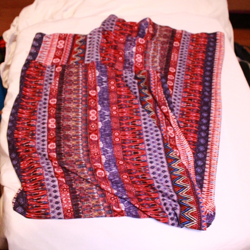 PATTERNED MAXI SKIRT